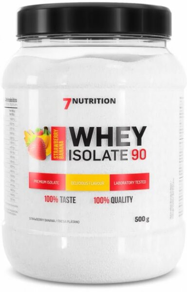 7 Nutrition Whey Isolate 90 500g Strawberry Banana