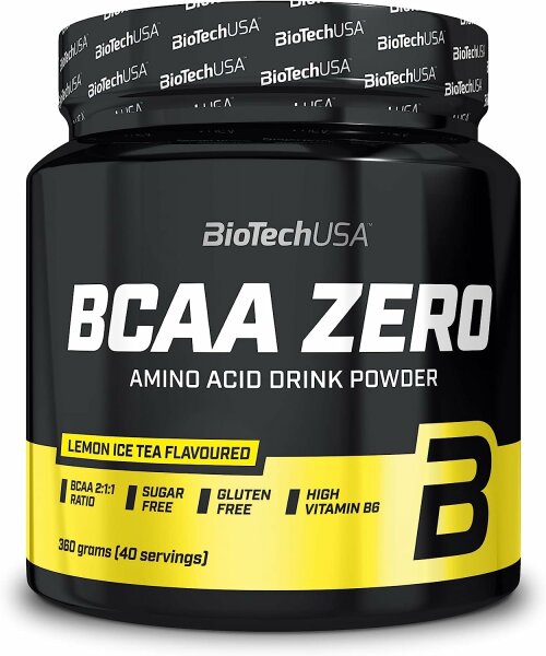 BioTechUSA BCAA Flash ZERO Zitronen-Eistee 360g