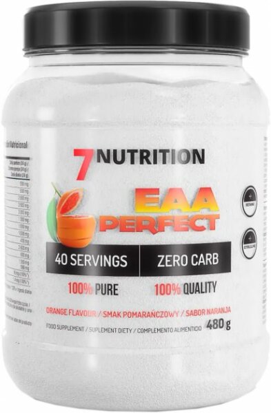 7 Nutrition EAA Perfect Zero Carb 480g Pear Aprikot